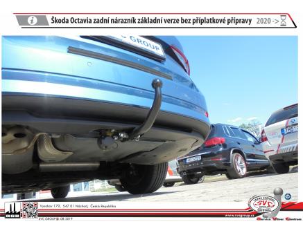 Tažné zařízení Škoda Octavia 08/2024->, Combi