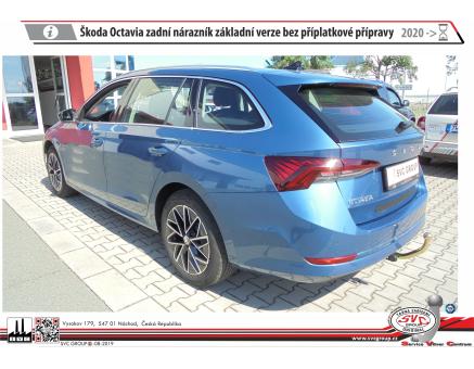 Tažné zařízení Škoda Octavia 08/2024->, Combi