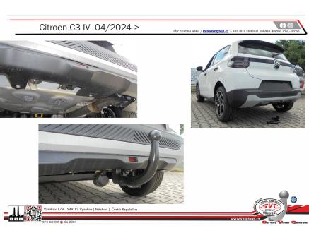 Tažné zařízení Citroën C3 09/2024->