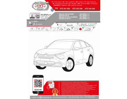 Tažné zařízení Citroën C4 X 10/2022->