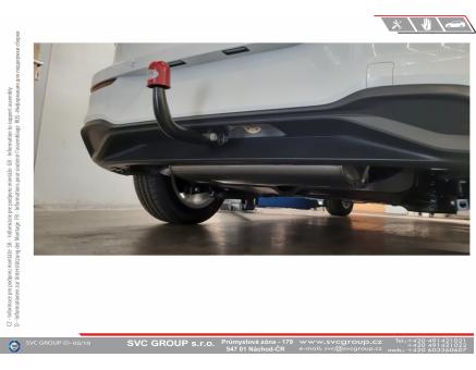 Tažné zařízení VOLKSWAGEN Golf 08/2023->, Hatchback