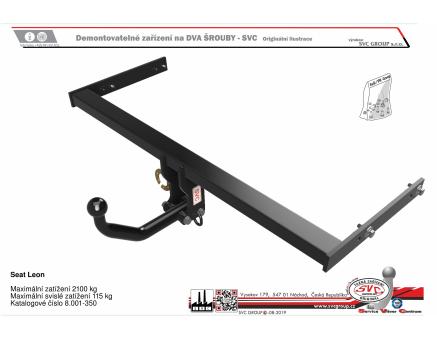 Tažné zařízení Seat Leon 08/2023->, Hatchback