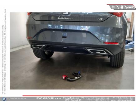 Tažné zařízení CUPRA Leon 08/2023->, Hatchback