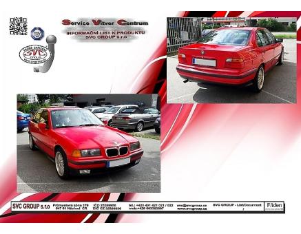 Tažné zařízení BMW 3 Série 09/1990->02/1998, Sedan