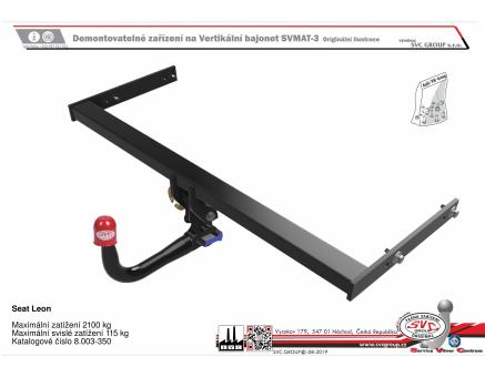 Tažné zařízení Seat Leon 08/2023->, ST - Sportstourer
