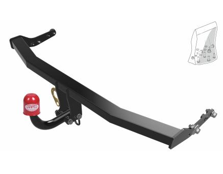 Tažné zařízení VOLKSWAGEN T-CROSS 08/2023->