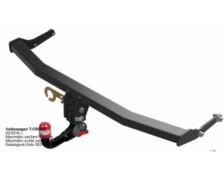 Tažné zařízení VOLKSWAGEN T-CROSS 08/2023->