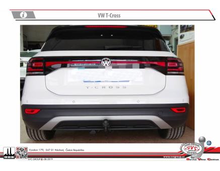 Tažné zařízení VOLKSWAGEN T-CROSS 08/2023->