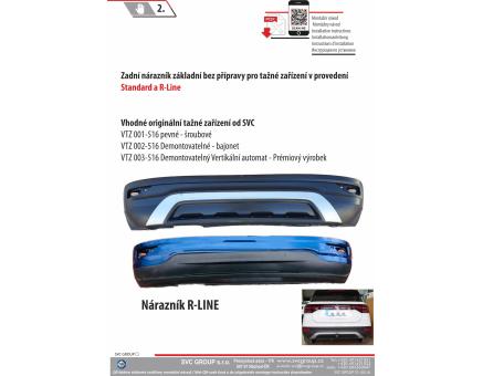 Tažné zařízení VOLKSWAGEN T-CROSS 08/2023->