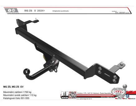 Tažné zařízení MG ZS 10/2024->