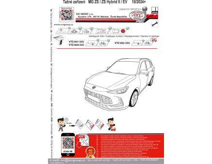 Tažné zařízení MG ZS 10/2024->