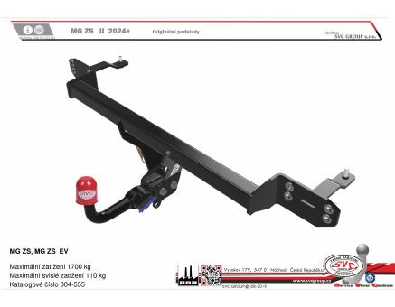 Tažné zařízení MG ZS EV 10/2024->