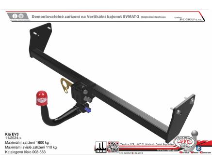 Tažné zařízení Kia EV3 11/2024->
