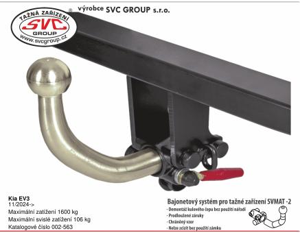 Tažné zařízení Kia EV3 11/2024->