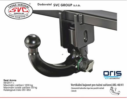 Tažné zařízení Seat Arona 08/2023->