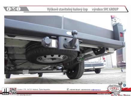 Tažné zařízení Citroën Jumper 07/2024->, Dodávka / Bus