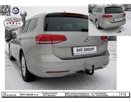 Tažné zařízení VOLKSWAGEN Passat 08/2023->, Variant / Kombi