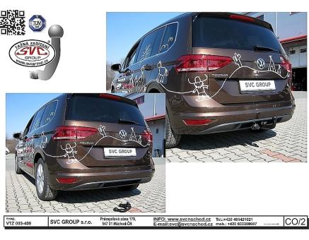 Tažné zařízení VOLKSWAGEN Touran 08/2023->, včetně Cross