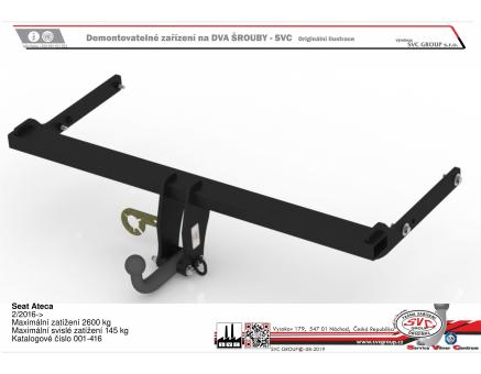 Tažné zařízení CUPRA Ateca 08/2023->