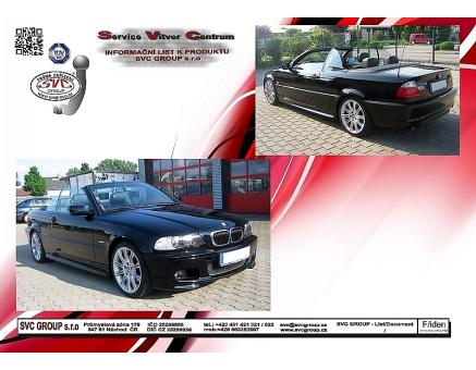 Tažné zařízení BMW 3 Série 01/1998->12/2007, Kabriolet
