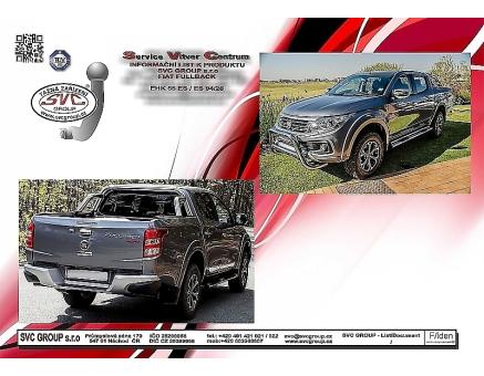 Tažné zařízení Mitsubishi L200 10/2015->08/2019