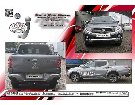Tažné zařízení Mitsubishi L200 10/2015->08/2019