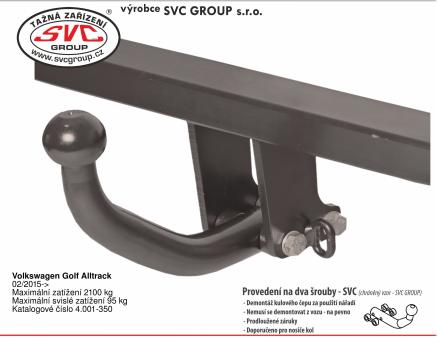 Tažné zařízení VOLKSWAGEN Golf Alltrack 08/2023->