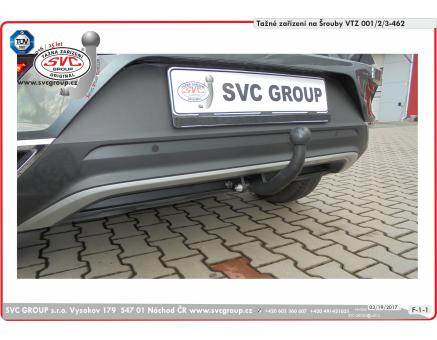 Tažné zařízení VOLKSWAGEN T-ROC 08/2023->