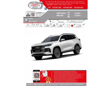 Tažné zařízení Chery Tiggo 8 03/2024->
