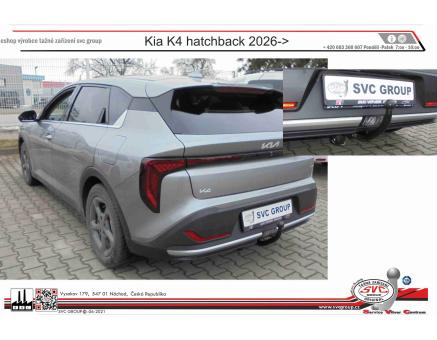 Tažné zařízení Kia K4 02/2026->, Hatchback
