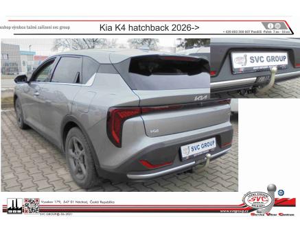 Tažné zařízení Kia K4 02/2026->, Hatchback