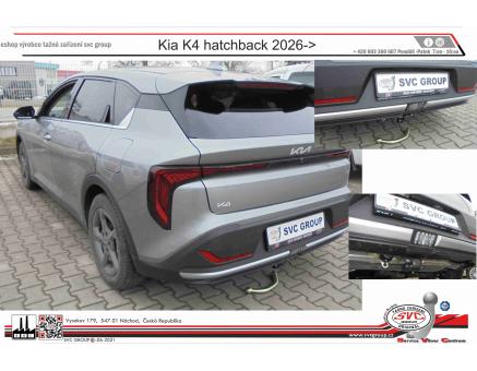 Tažné zařízení Kia K4 02/2026->, Hatchback
