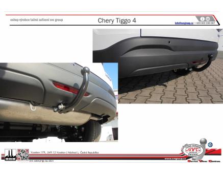 Tažné zařízení Chery Tiggo 4 12/2024->