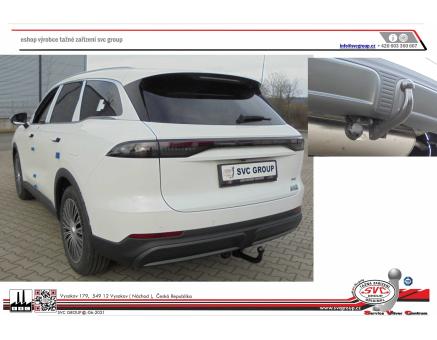 Tažné zařízení Chery Tiggo 9 12/2024->