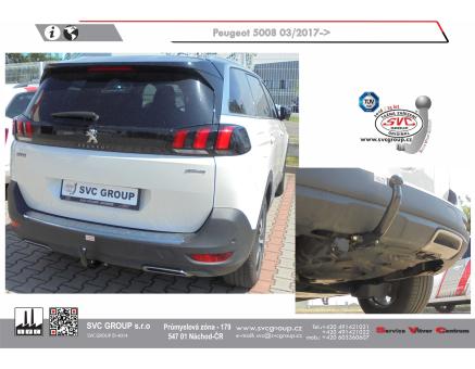 Tažné zařízení Peugeot 5008 08/2024->