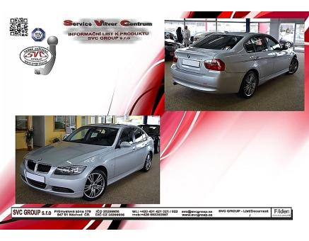 Tažné zařízení BMW 3 Série 01/2005->12/2013, Sedan