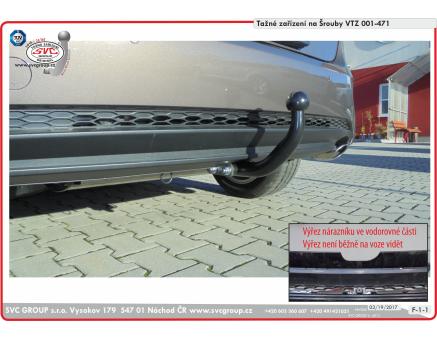 Tažné zařízení Kia Ceed 07/2018->08/2021, Hatchback