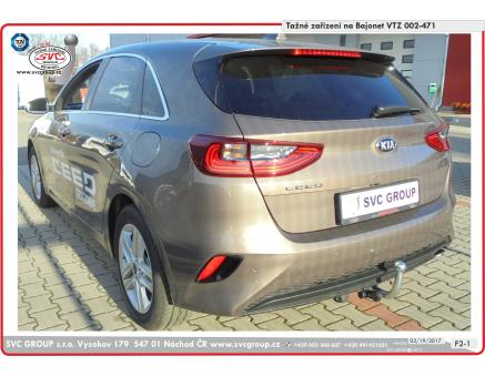 Tažné zařízení Kia Ceed 07/2018->08/2021, Hatchback