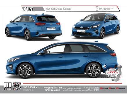 Tažné zařízení Kia Ceed 07/2018->08/2021, Kombi