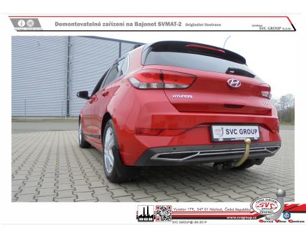 Tažné zařízení Hyundai i30 06/2024->, Hatchback