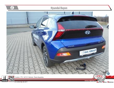 Tažné zařízení Hyundai Bayon 07/2024->