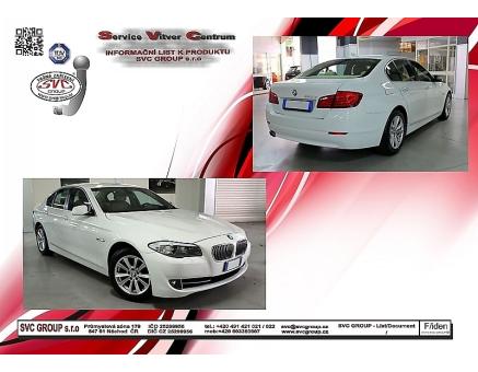 Tažné zařízení BMW 5 Série 01/2009->12/2016, Sedan