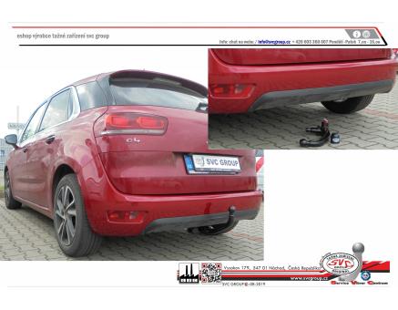 Tažné zařízení Citroën C4 Grand Picasso 10/2013->05/2018