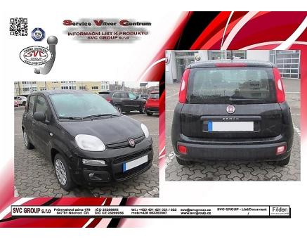 Tažné zařízení Fiat Panda 02/2012->, Typ-III