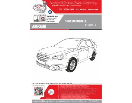 Tažné zařízení Subaru Outback 01/2015->2020