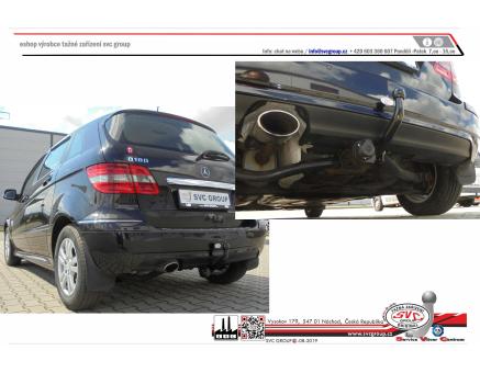 Tažné zařízení Mercedes A  Třída 10/2004->05/2012, Hatchback