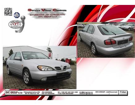 Tažné zařízení Nissan Primera 09/1999->02/2002, Hatchback