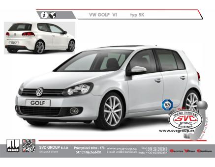 Tažné zařízení VOLKSWAGEN Golf 12/2008->11/2012, Hatchback