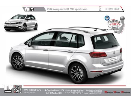 Tažné zařízení VOLKSWAGEN Golf Sportsvan 04/2014->12/2017