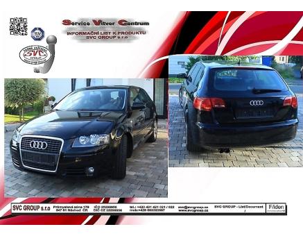 Tažné zařízení Audi A3 01/2004->01/2013, Sportback